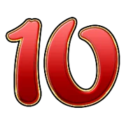 Ten card symbol icon
